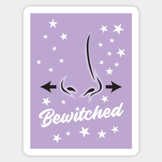 Bewitched - Alternative Movie Poster Sticker by MoviePosterBoy